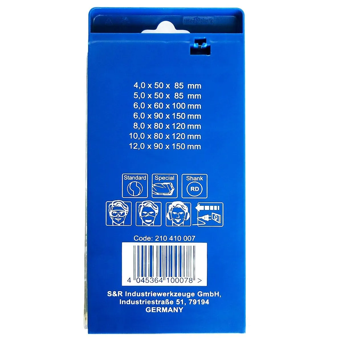 S&R Set 7 Punte Muro 4-12 mm Cemento Pietra