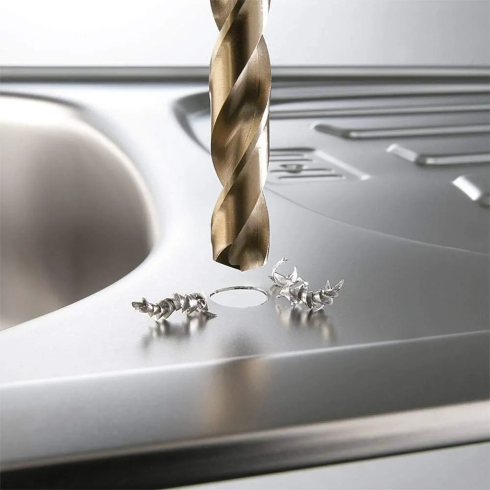 KWB HSS-E punte per metallo 6 pezzi al cobalto 5% bronzo