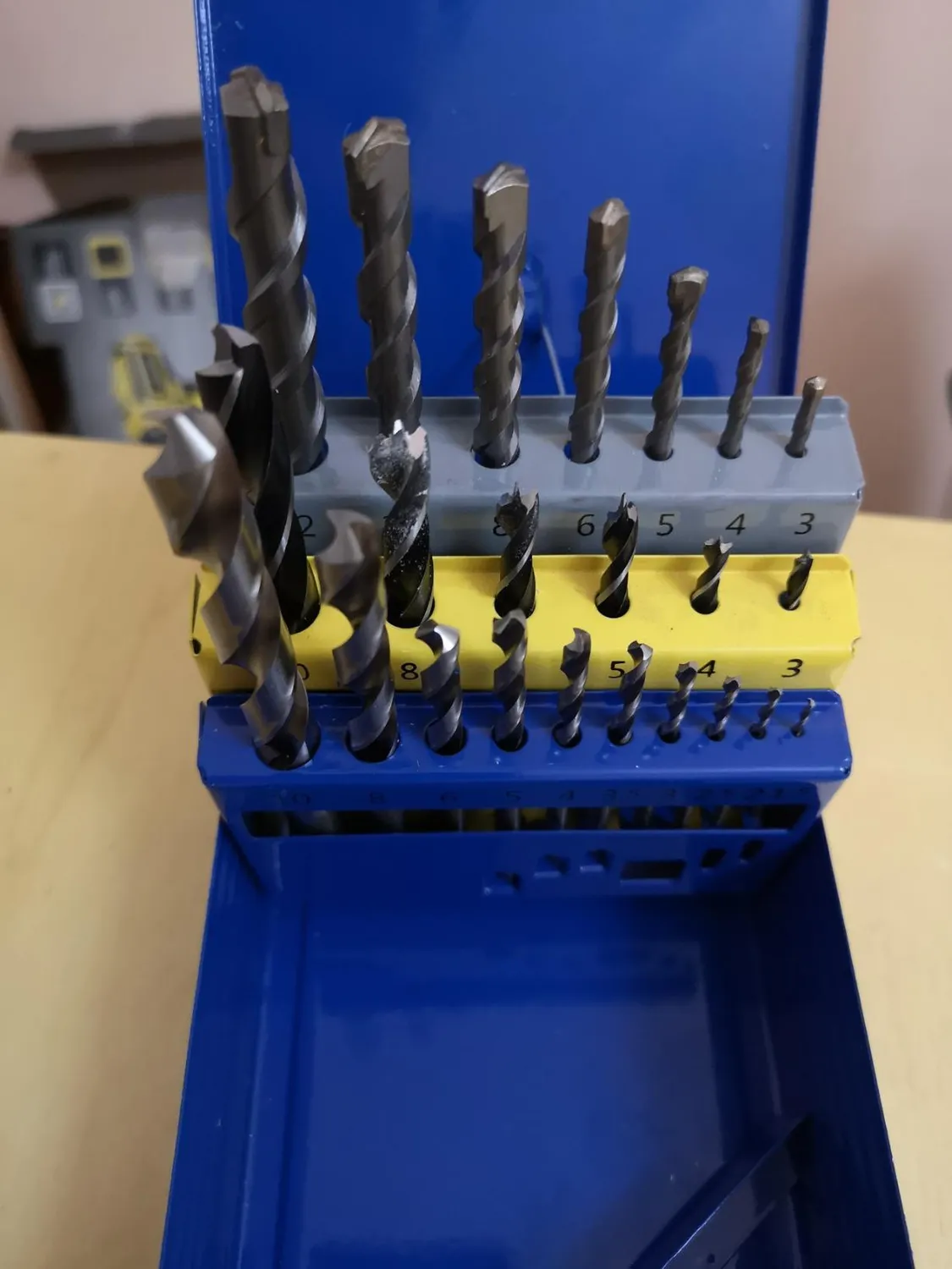 S&R Set 15 Punte Miste Muro Legno Metallo HSS