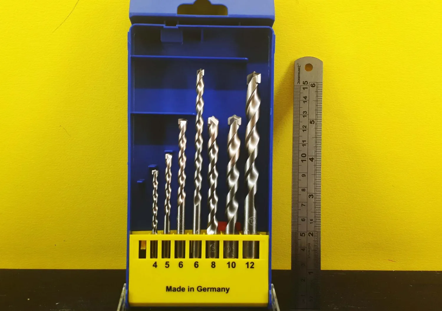 S&R Set 7 Punte Muro 4-12 mm Cemento Pietra
