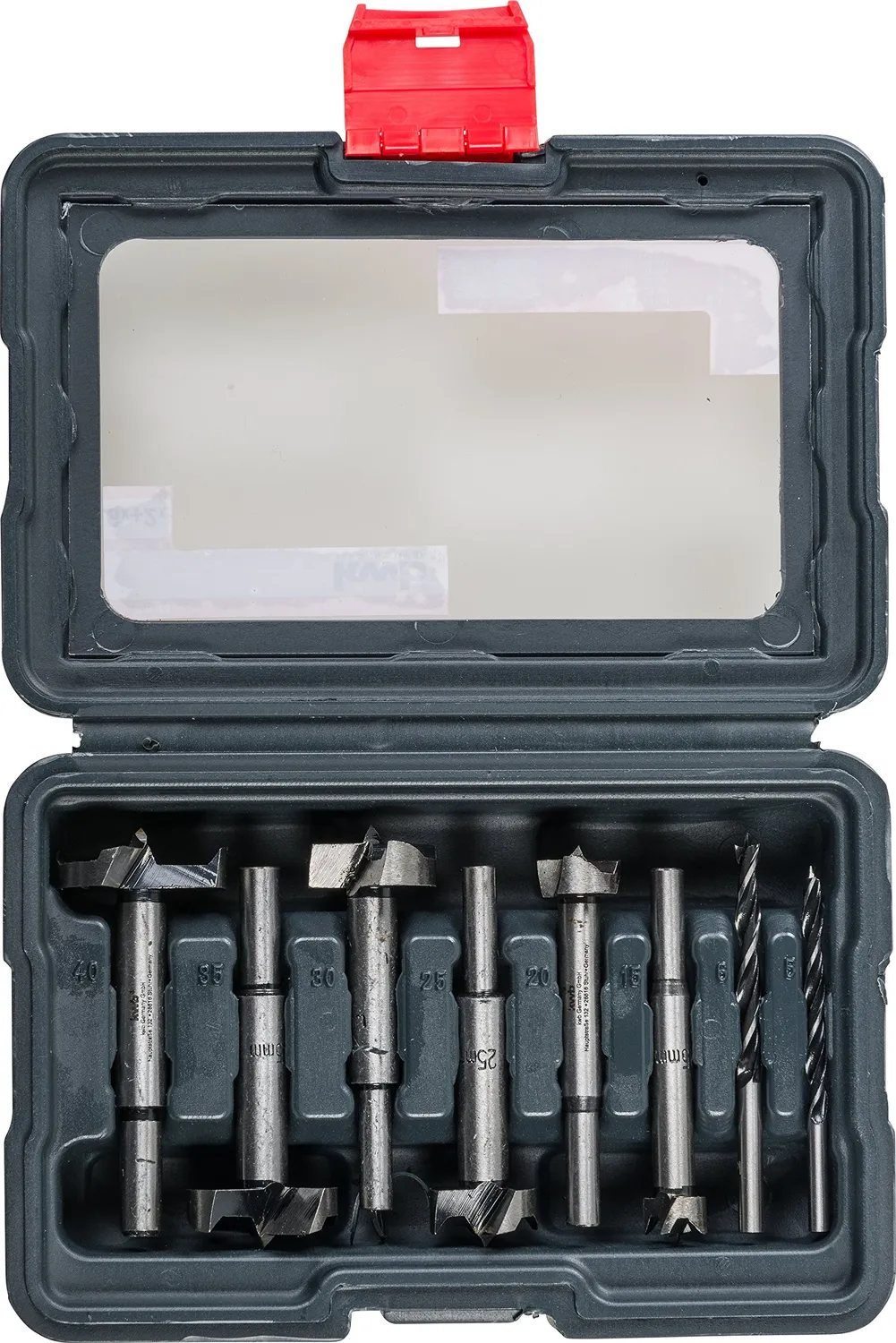 KWB Power-Box set 8 punte legno Forstner 5-40 mm