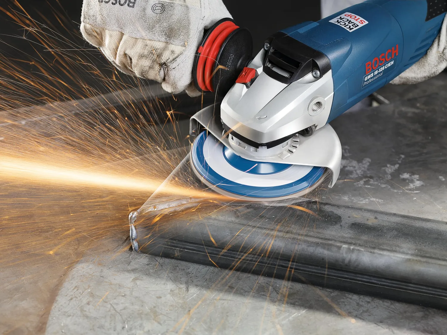 Bosch X431 dischi lamellari 115 mm P40-P80 3 pezzi metallo