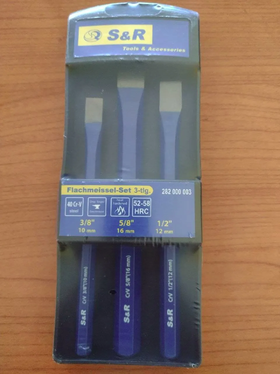 S&R Set 5 Scalpelli Legno 6-32 mm Professionali