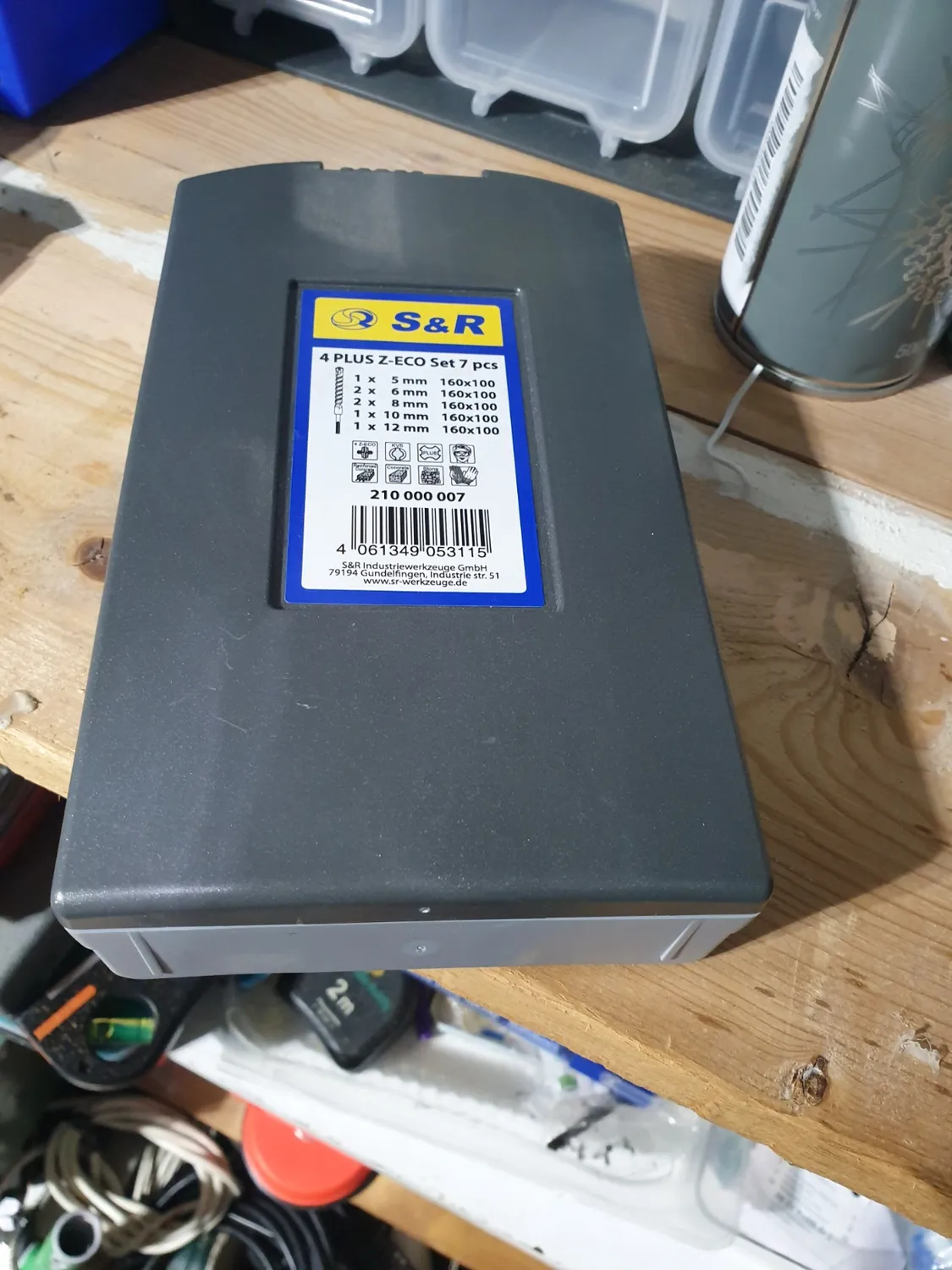 S&R Punte SDS Plus 4 Plus 7 pz 5-12 mm Cemento Armato