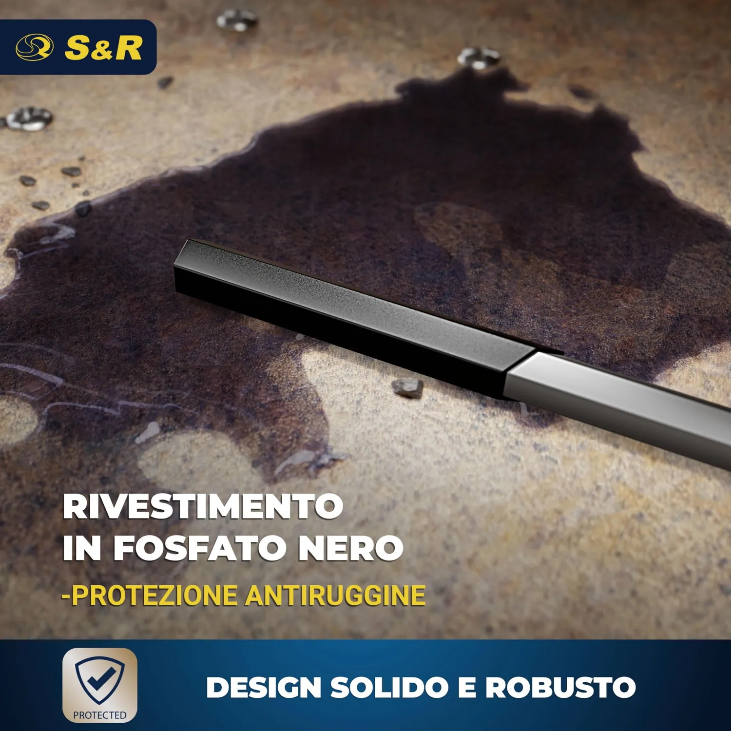 S&R set chiavi a brugola esagonali 30 pz metriche e pollici