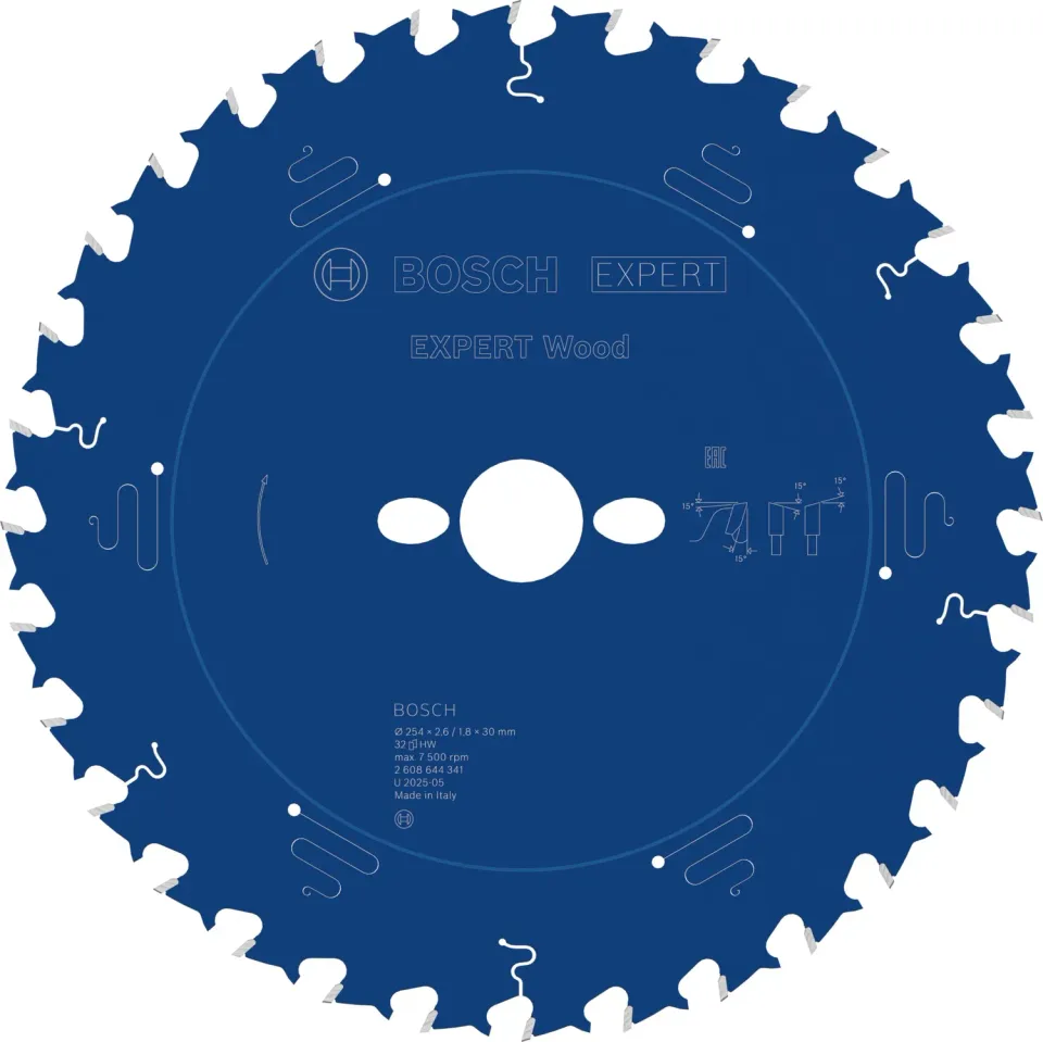 Bosch Expert lama circolare legno 254 mm per seghe da banco