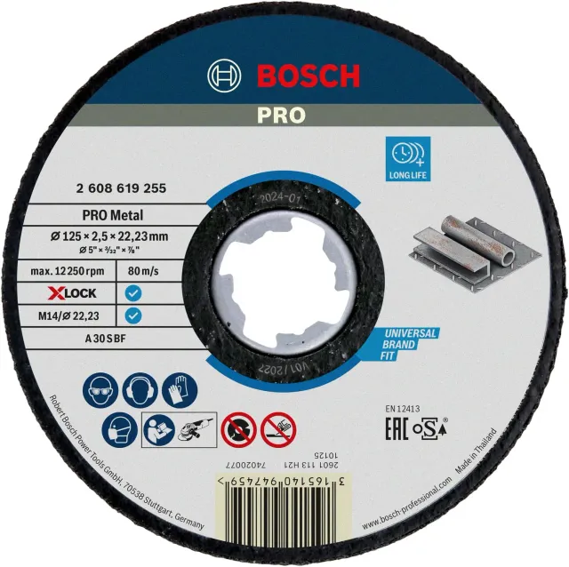 Bosch Expert PRO Metal disco taglio 125x2,5 mm X-Lock