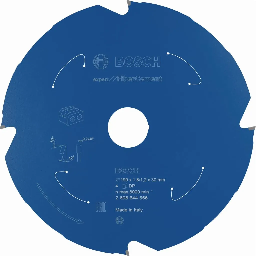 Bosch Expert Fiber Cement lama 160x20 mm 4 denti PCD