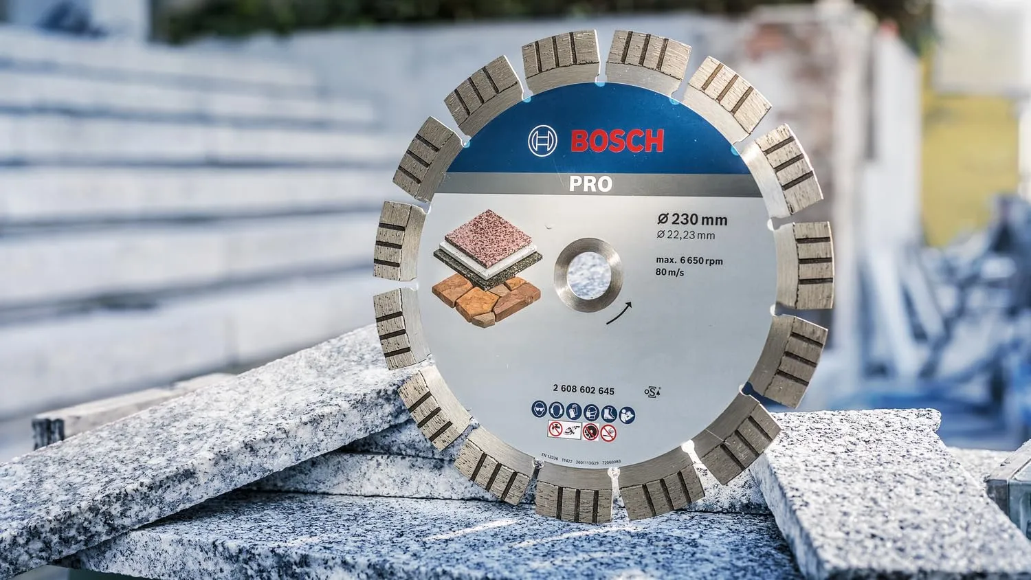 Bosch Expert PRO Stone Disco Diamantato 230mm Pietra
