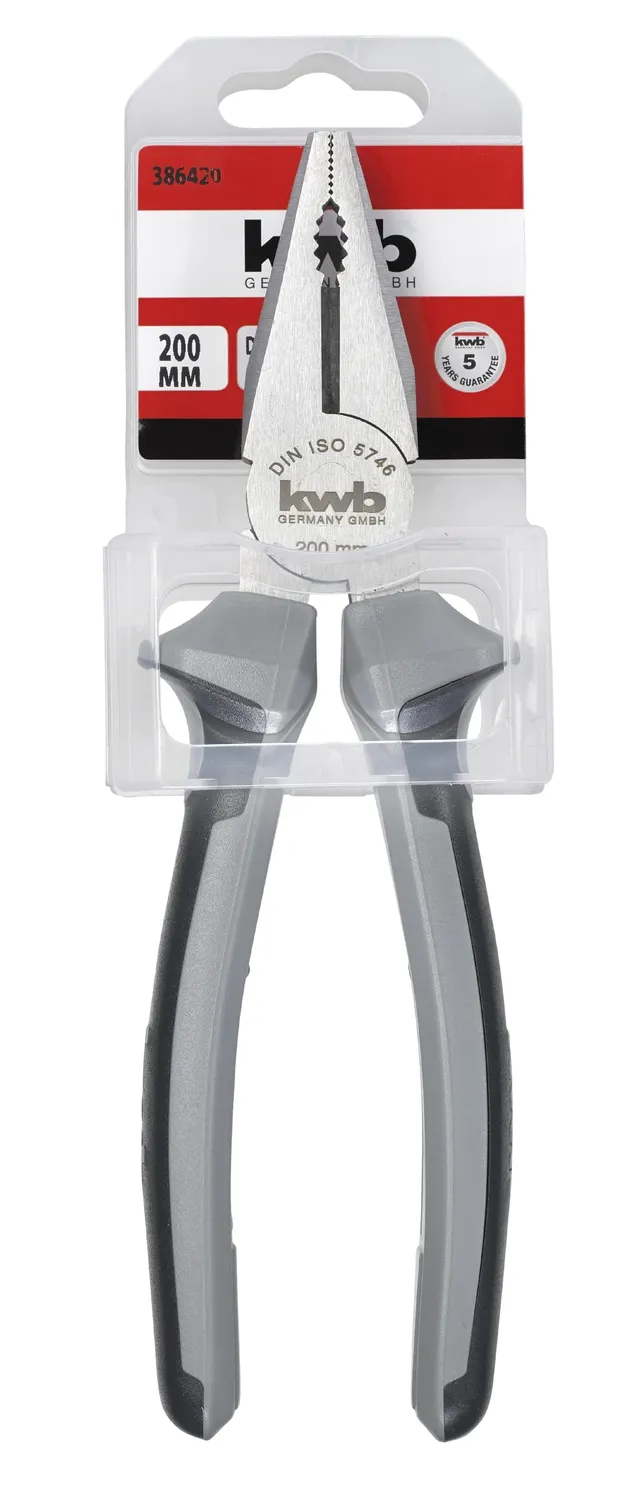 KWB Profi 386420 pinza combinata 200 mm taglienti temprati