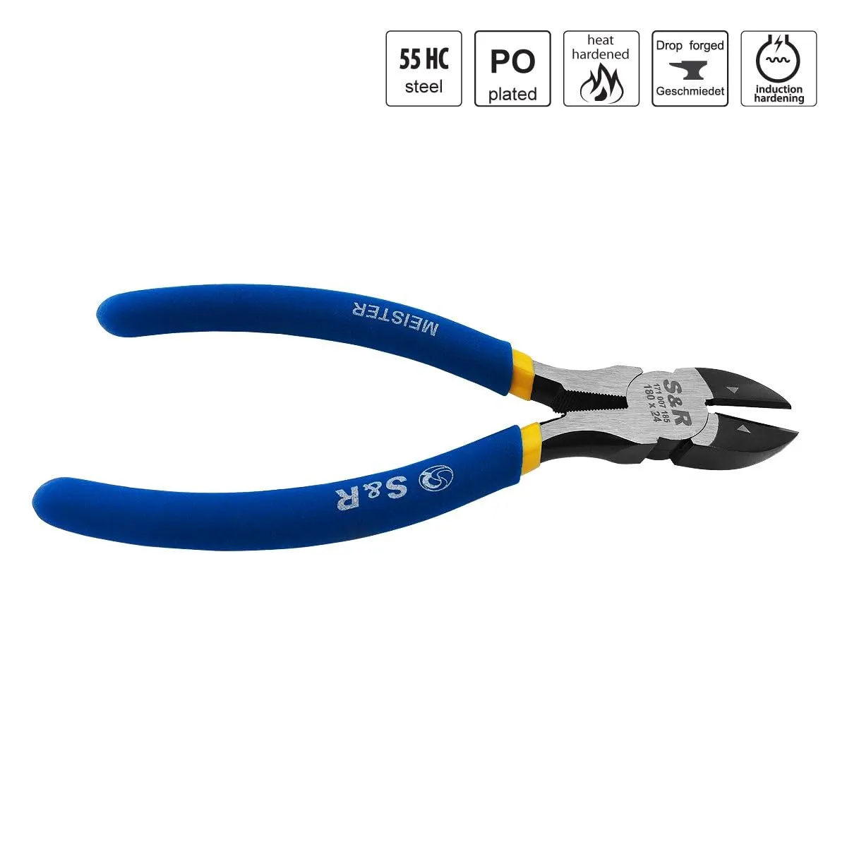 S&R Tronchese Laterale 180x24 mm Acciaio Temprato