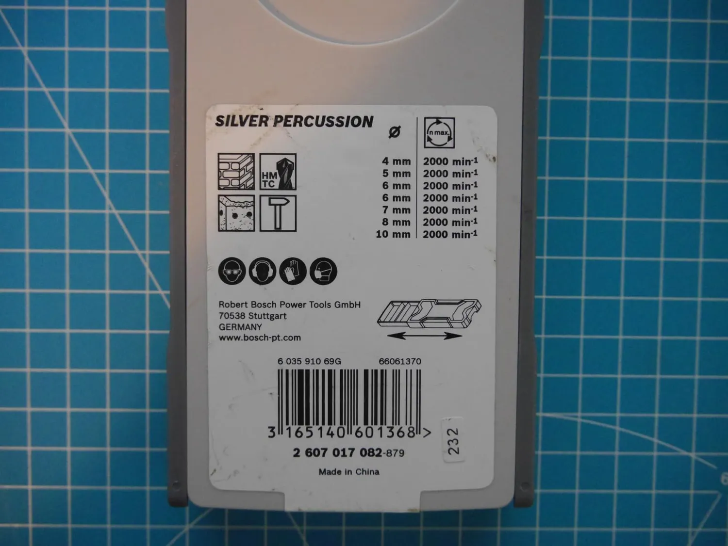 Bosch Expert 2 607 017 082 punte calcestruzzo 7 pezzi