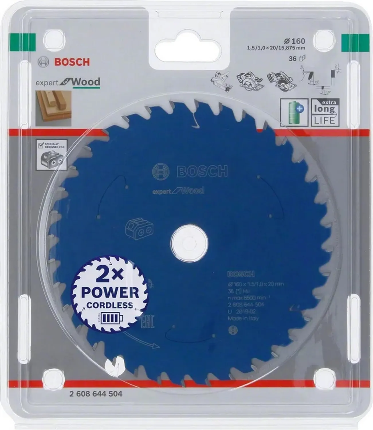 Bosch Expert for Wood lama circolare 160 mm 36 denti