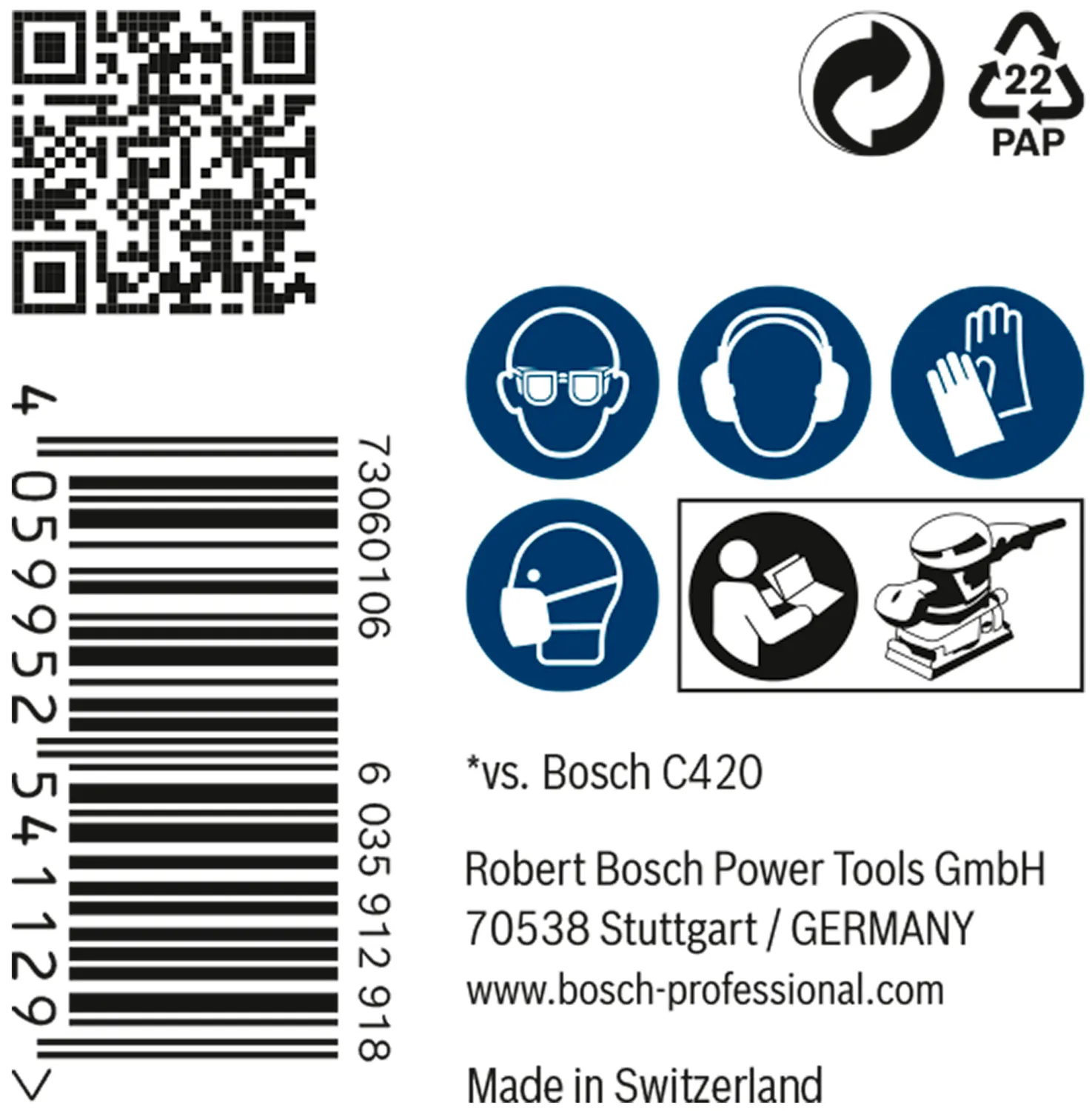 Bosch Expert M480 abrasivi a rete 50pz 115x230 grana 320