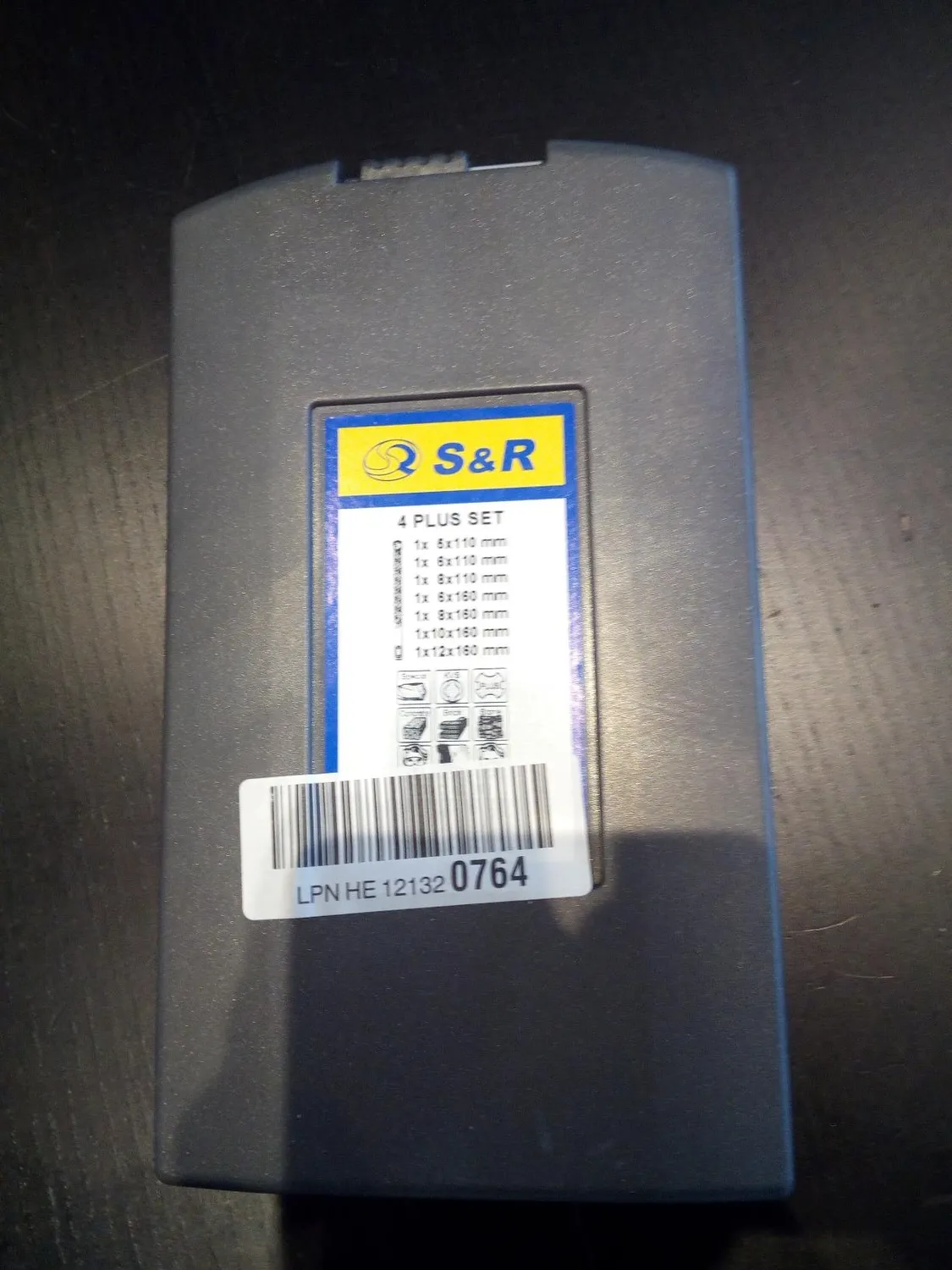 S&R SDS-Plus punte muro cemento set 7 pz PGM