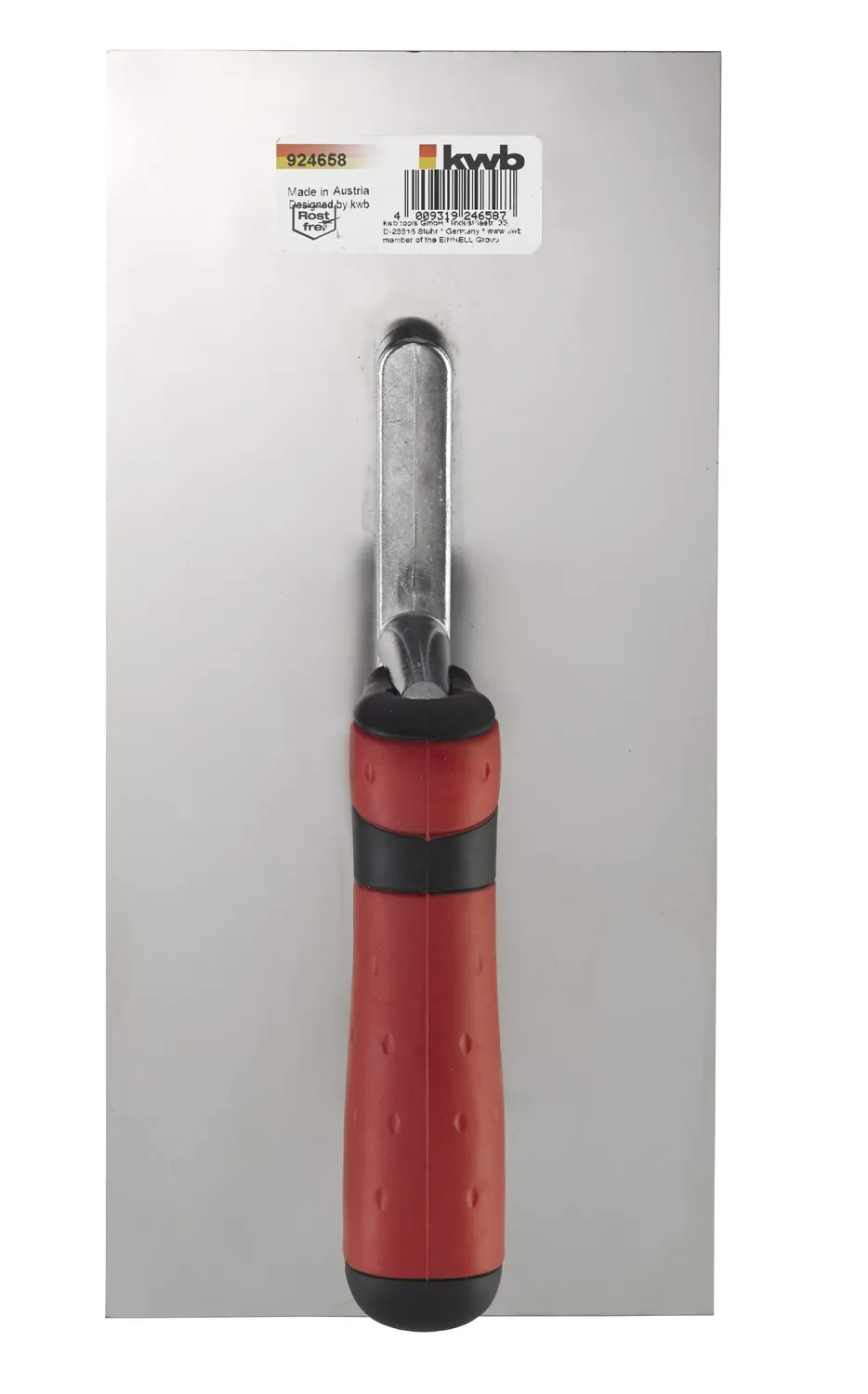 KWB 9246-58 frattazzo liscio 280x130 mm manico curvo