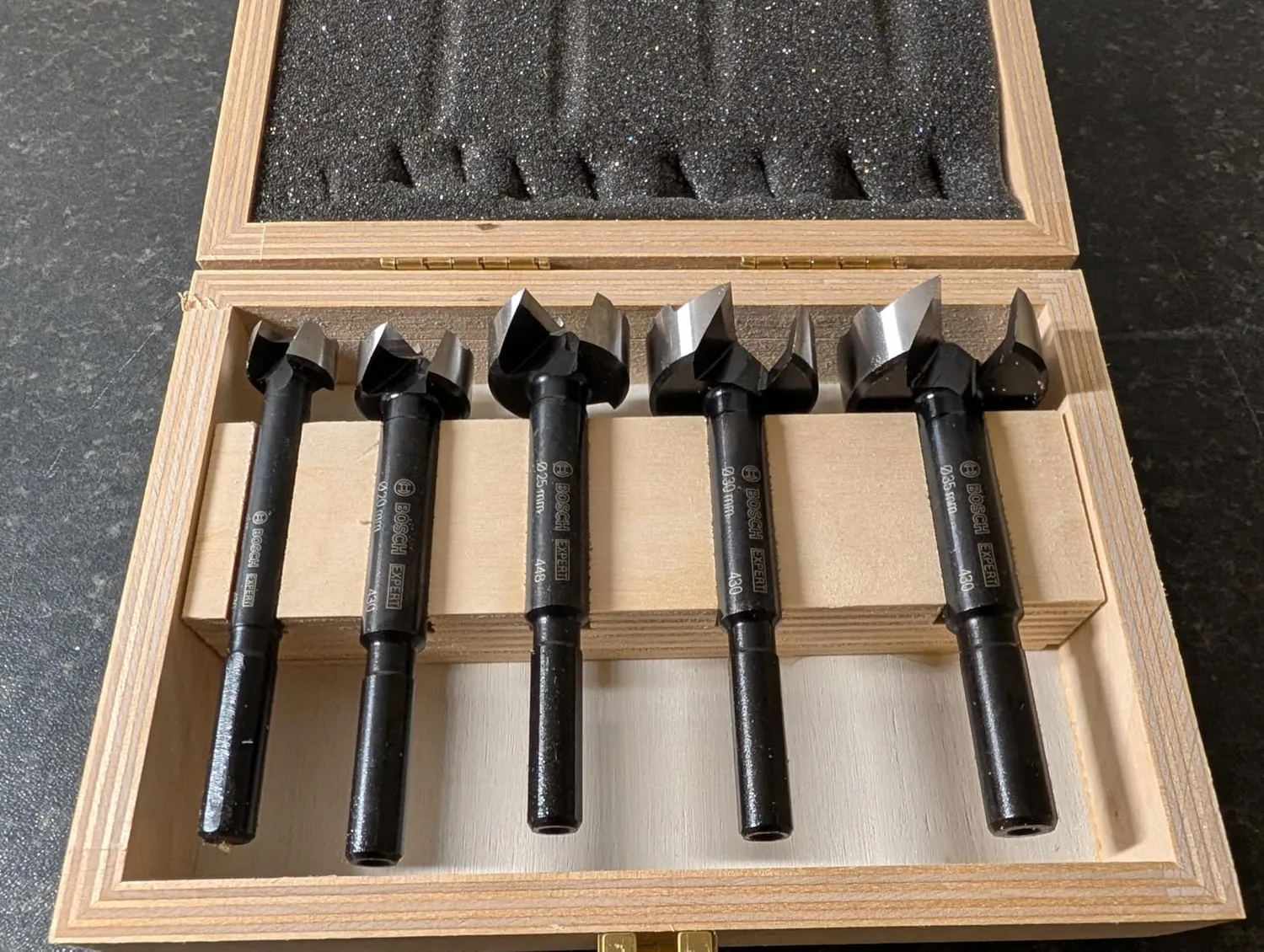 Bosch Expert Wood Forstner punte legno 15-35 mm 5 pz duro