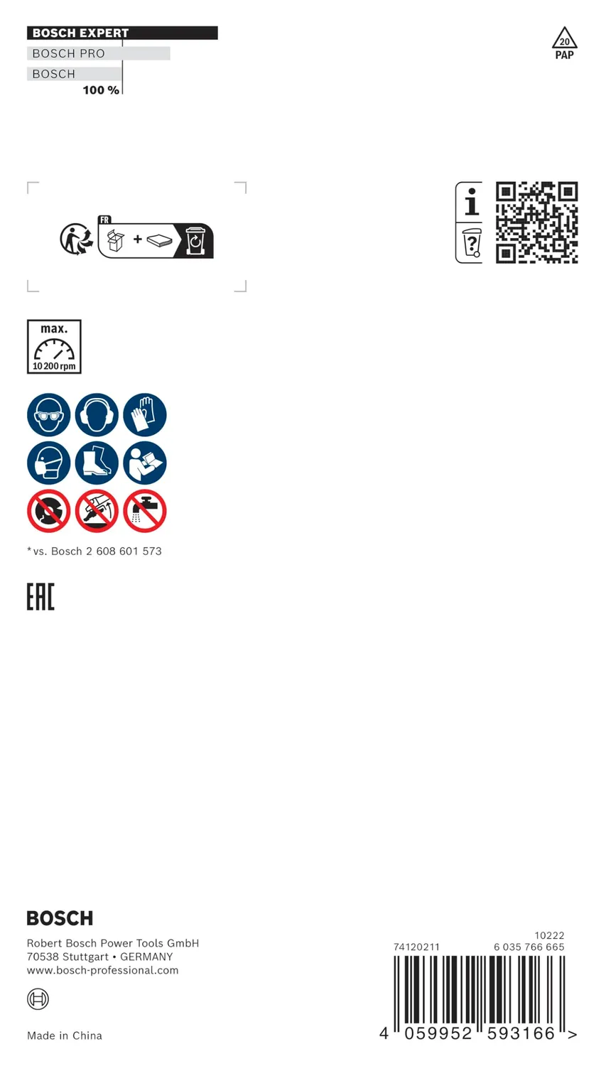 Bosch Expert Concrete mola a tazza diamantata 150 mm calcestruzzo
