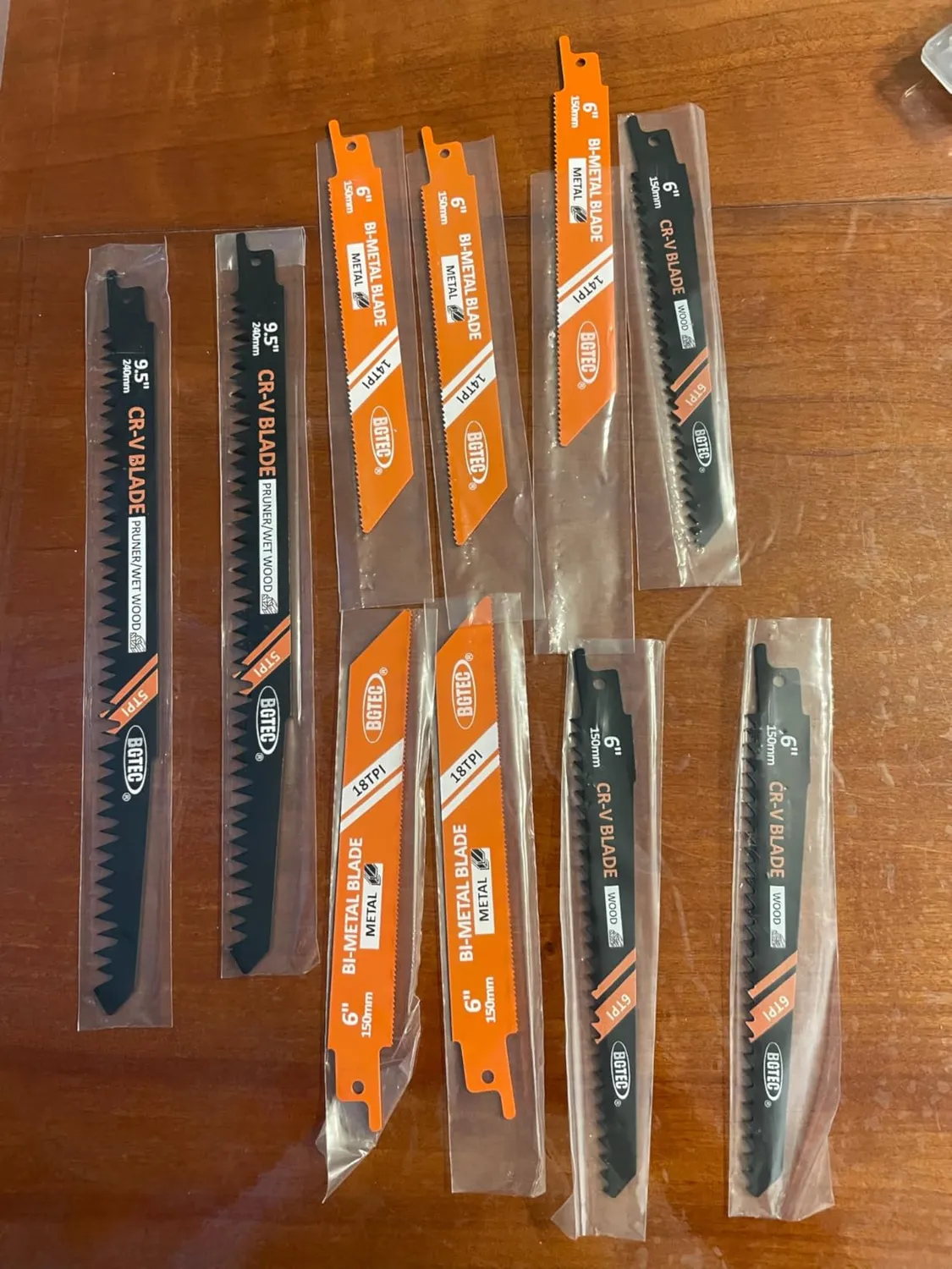 BGTEC lame sega a gattuccio 36 pezzi legno e metallo