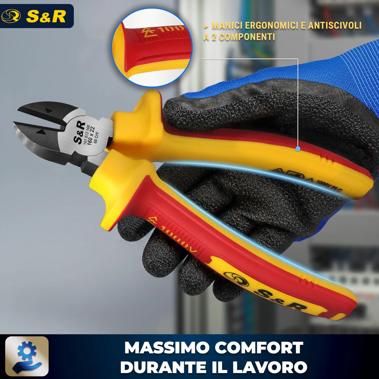 S&R tronchese taglio laterale 160 mm VDE 1000V