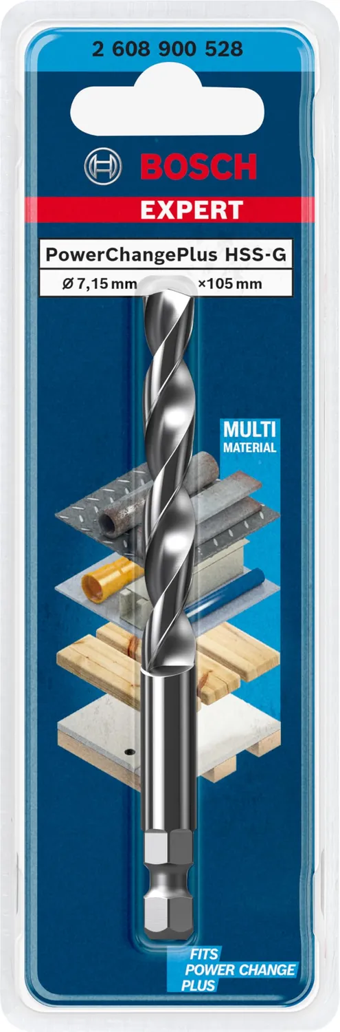 Bosch Expert punta centraggio 7,15x105 mm HSS-G