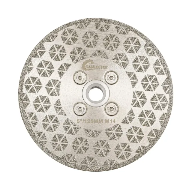 Sanleetek disco diamantato 125 mm M14 per granito gres