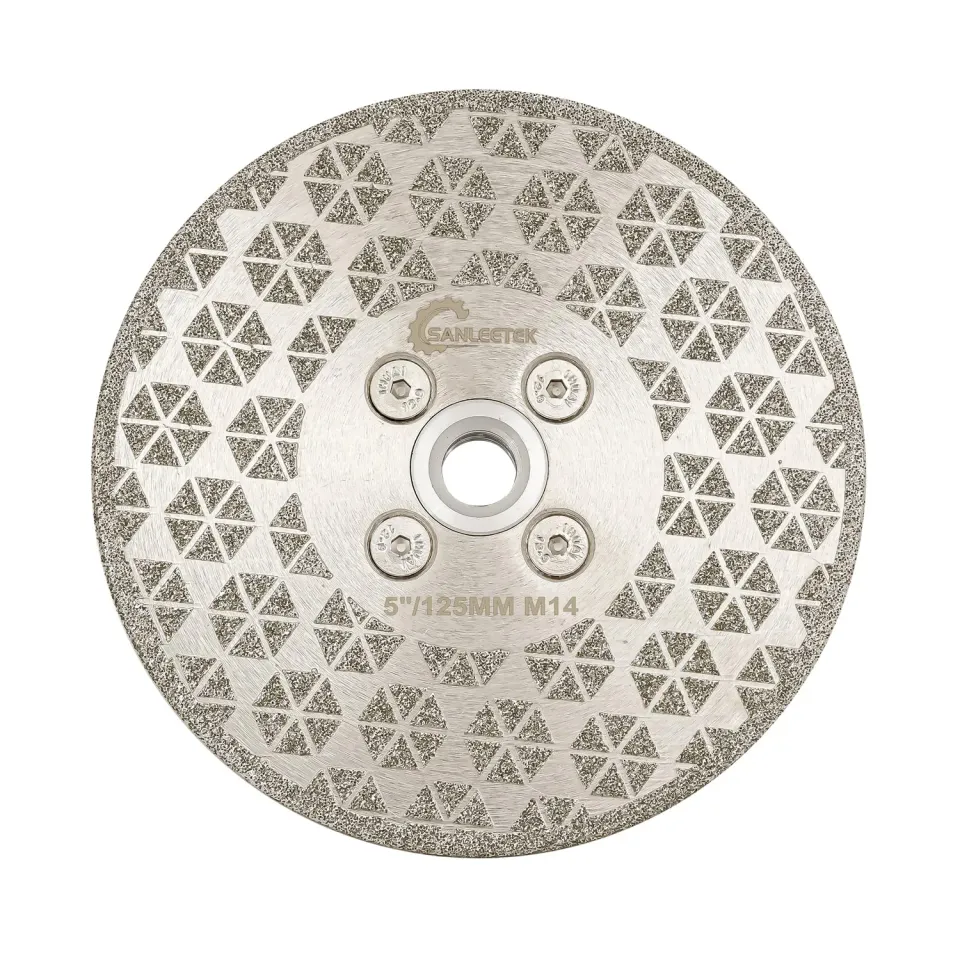 Sanleetek disco diamantato 125 mm M14 per granito gres
