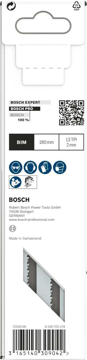 Bosch Expert Lame Seghetto T718BF Metallo Sandwich Set 3 Pezzi