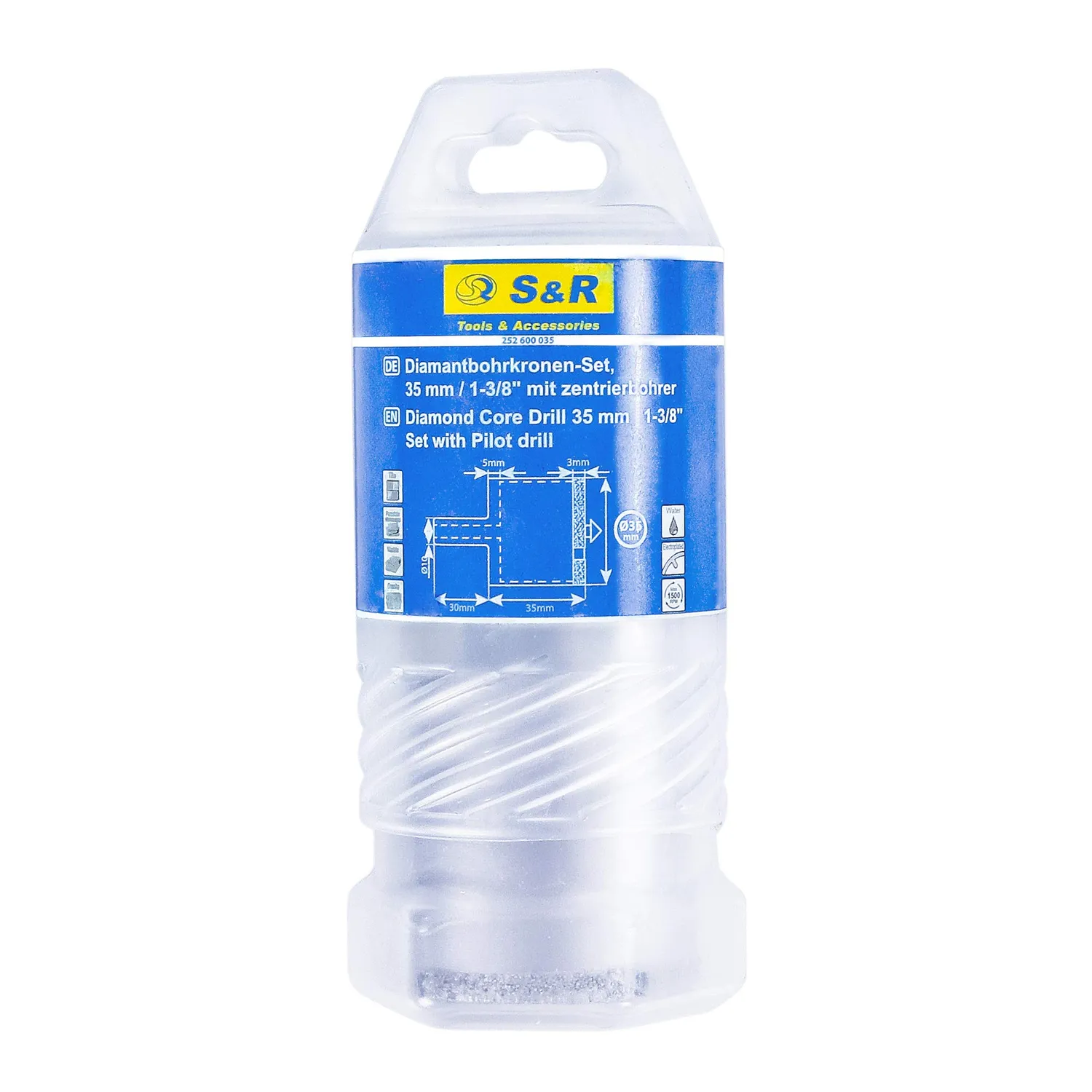 S&R Fresa diamantata 35mm tazza gres porcellana
