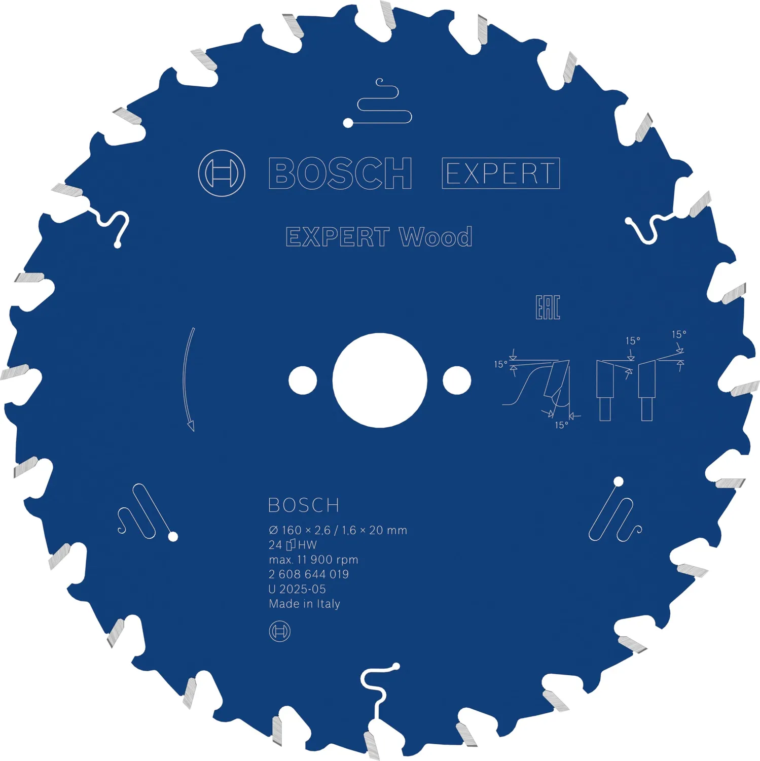 Bosch Expert lama circolare legno 165x30 mm 48 denti