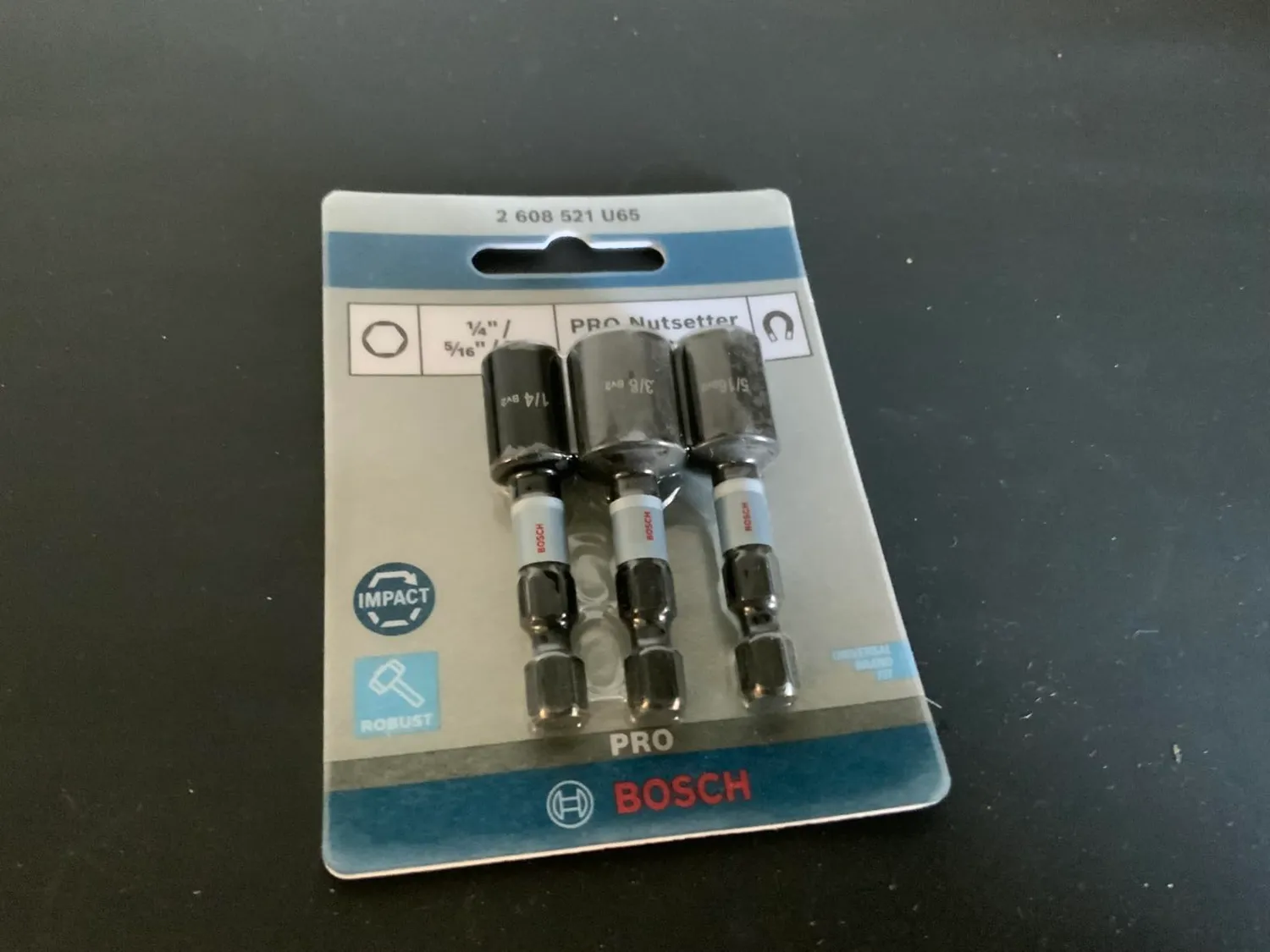 Bosch Expert PRO Impact bussola 50 mm set 3 pezzi 1/4-3/8