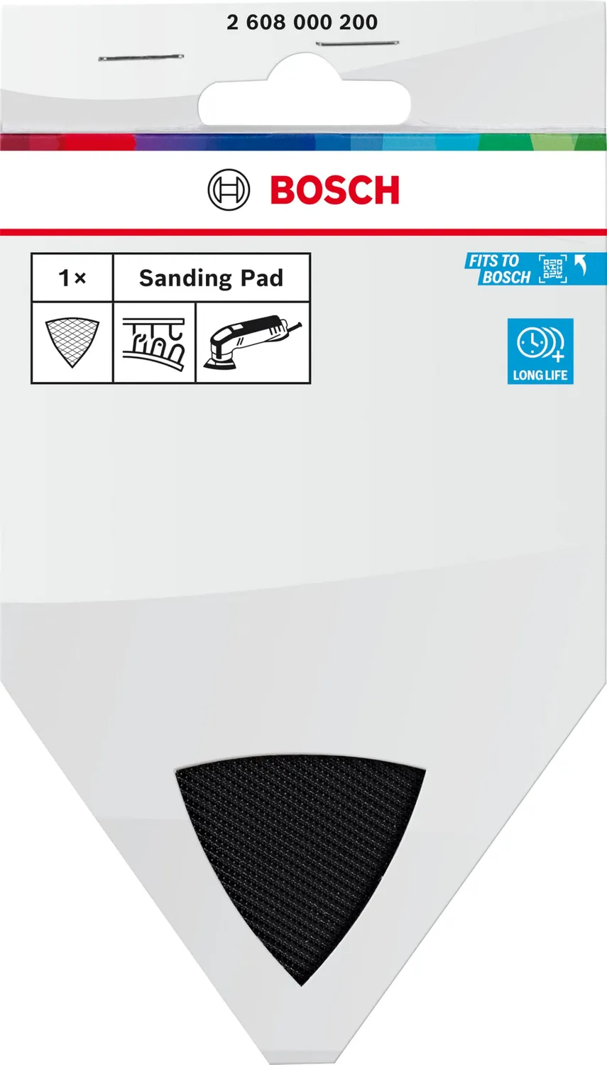 Bosch Expert Piastra di Levigatura Velcrata 1pz per Persiane
