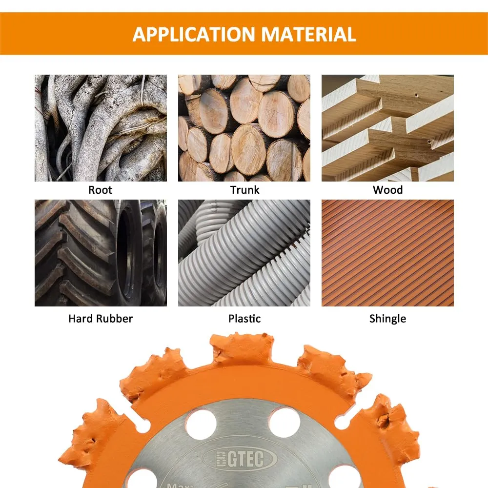 BGTEC disco taglio legno 125 mm carburo 22,2 mm 1 pezzo