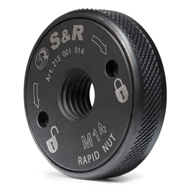 S&R dado flangia serraggio rapido M14 smerigliatrice 46 mm