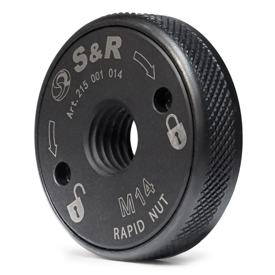 S&R dado flangia serraggio rapido M14 smerigliatrice 46 mm