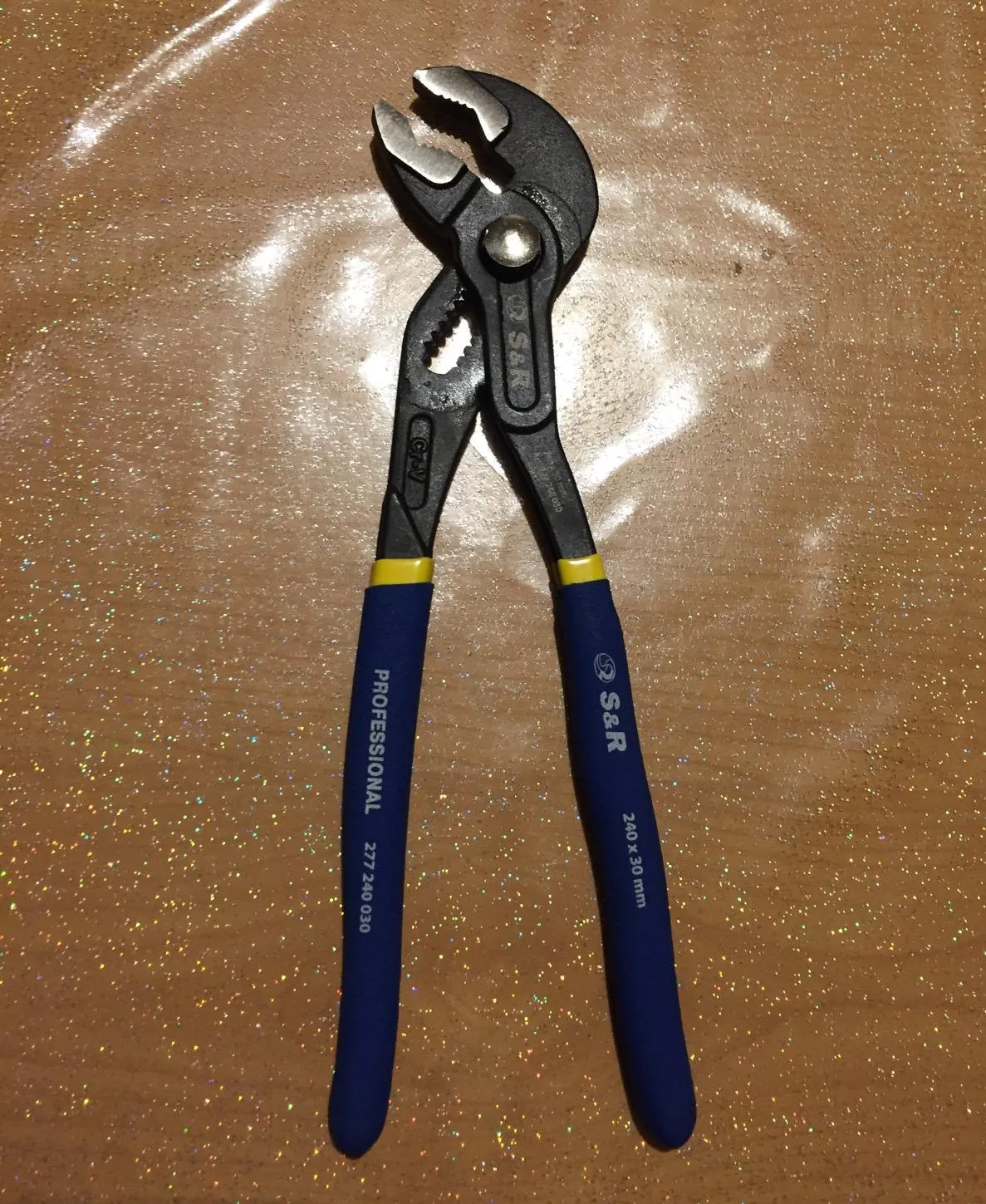 S&R pinza pappagallo regolabile 240x30 mm Cr-V