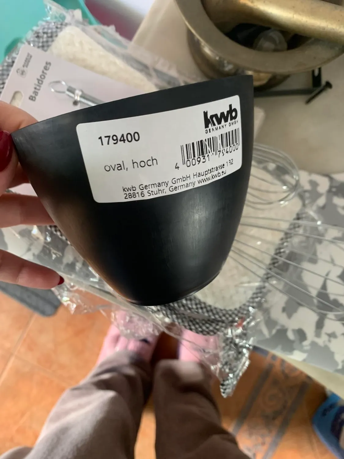 KWB 1794-00 tazza gesso conica 120 mm stucco