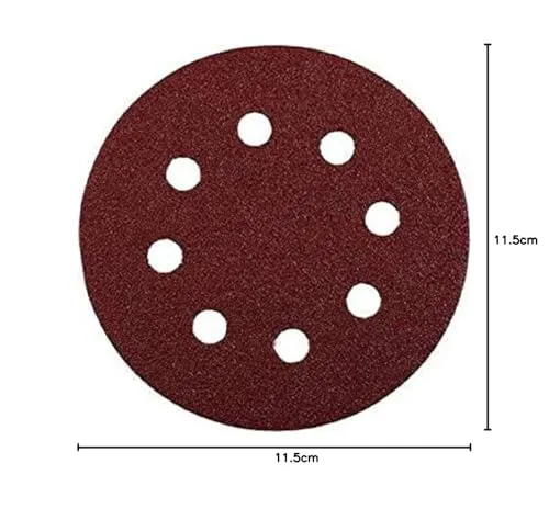 KWB 4918-12 dischi abrasivi 115 mm perforati Quick-Stick
