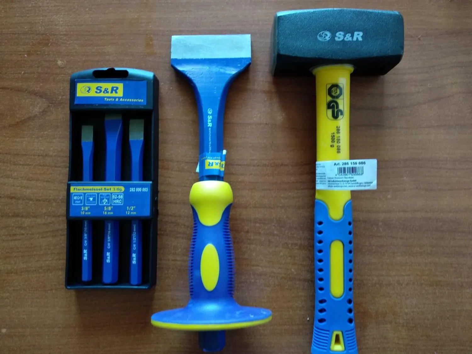 S&R Set 5 Scalpelli Legno 6-32 mm Professionali