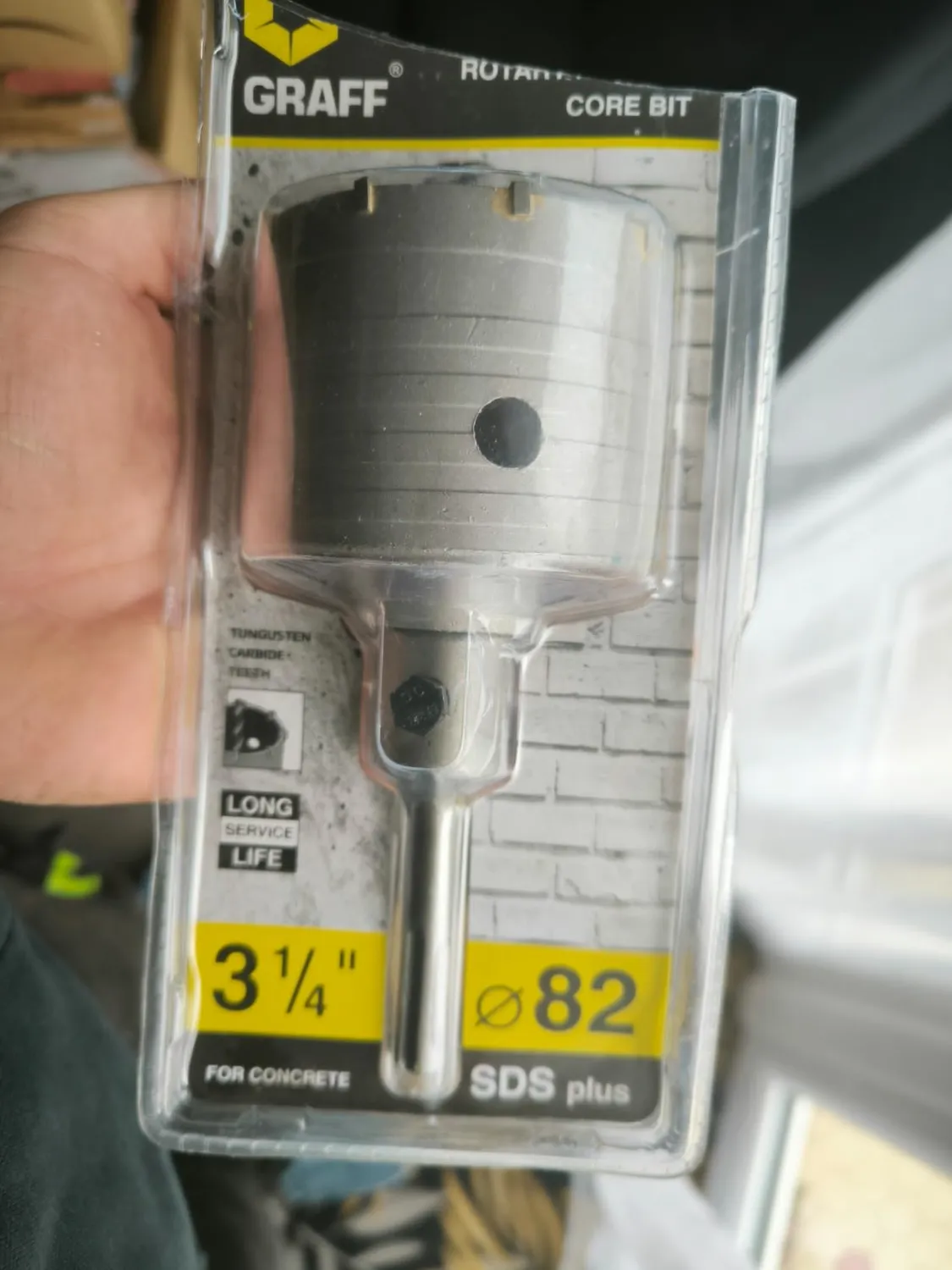 Graff Sega a Tazza Diamantata 68 mm SDS Plus per Cemento