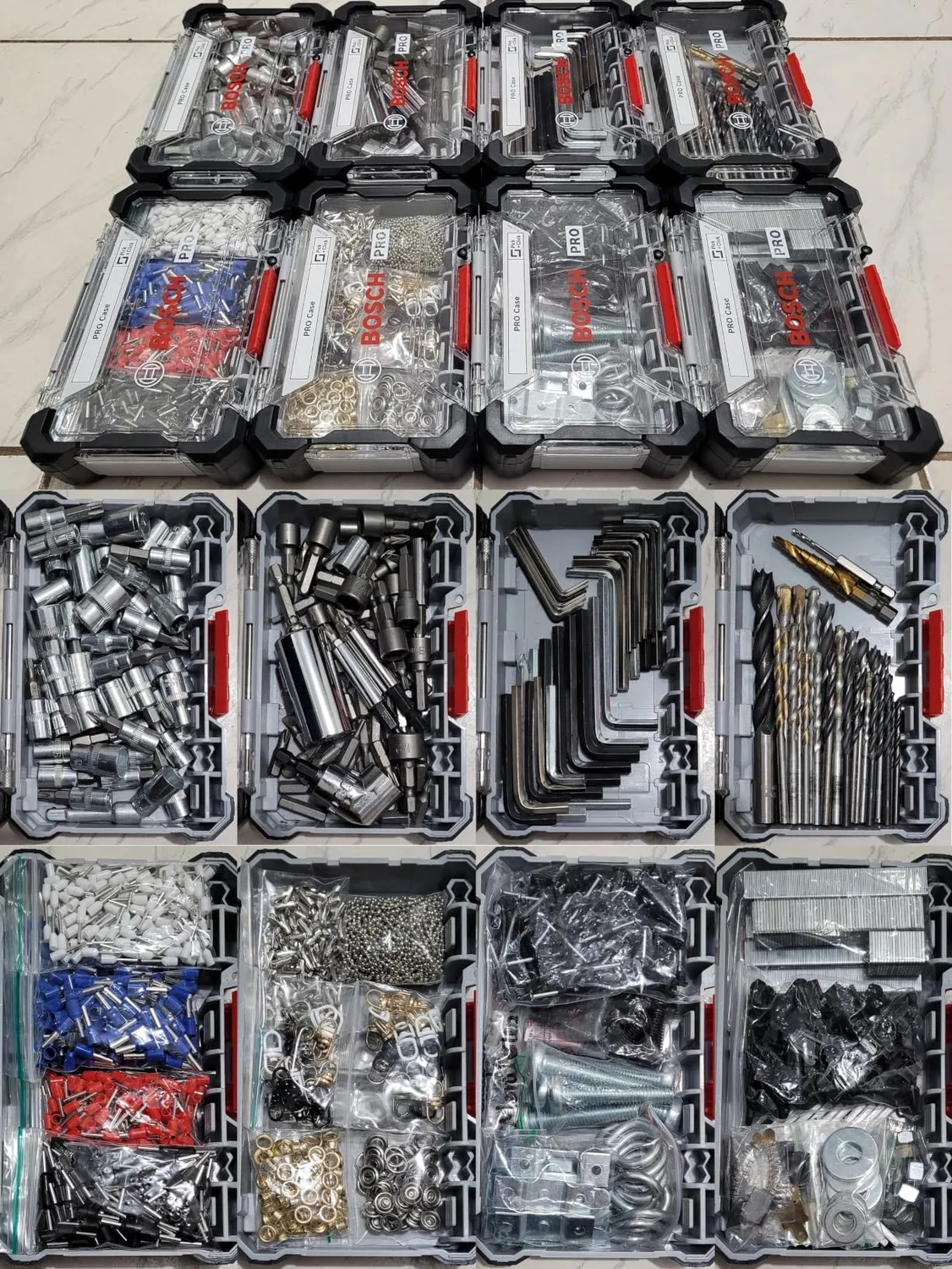 Bosch Expert Custodia Vuota M valigetta bit personalizzabile