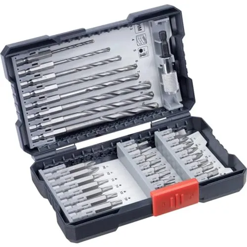 KWB 108940 set punte e bit 33 pezzi per pietra