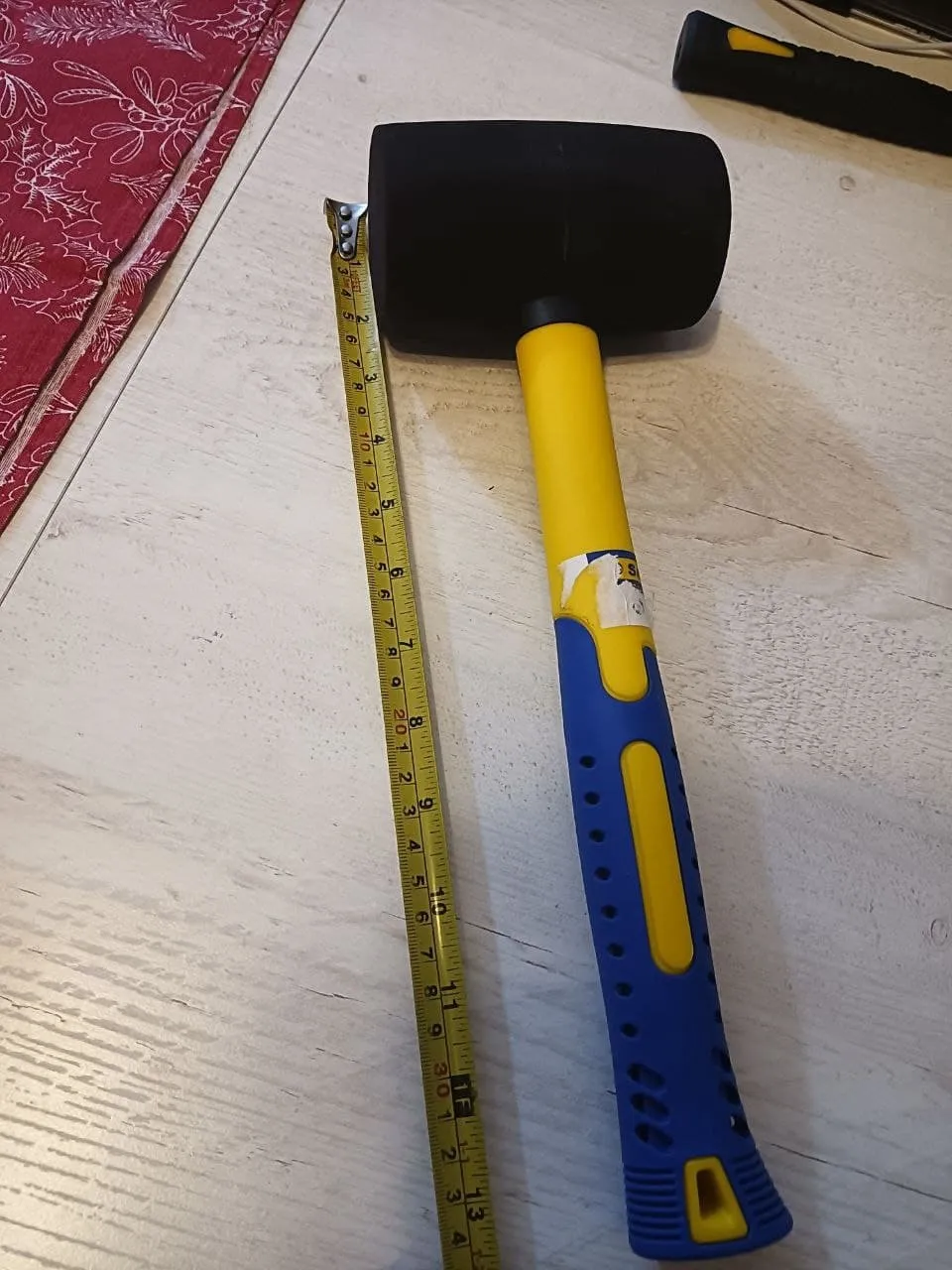 S&R Martello Gomma Nera 680 g 65 mm Piastrelle