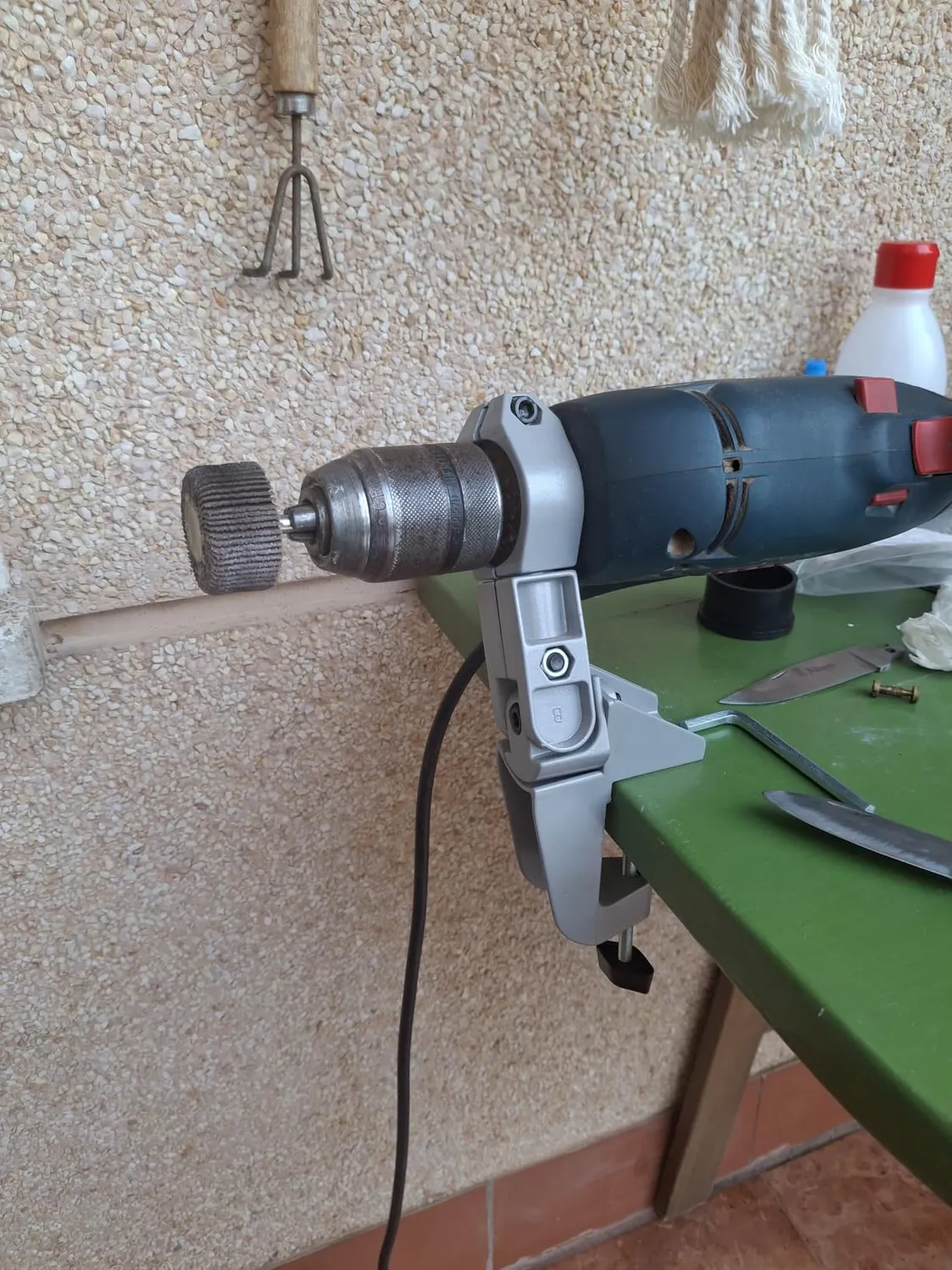 KWB Supporto Trapano 43 mm Alluminio per Levigatura