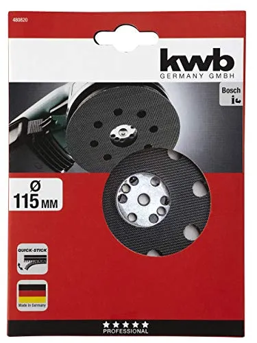 KWB 4808-20 Platorello 115 mm per Bosch PEX Levigatrice