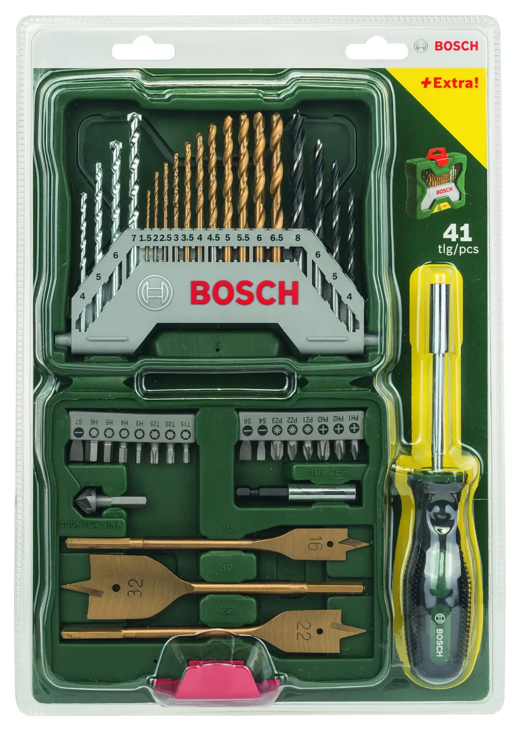 Bosch X-Line 40 Set punte 40 pezzi Titanium