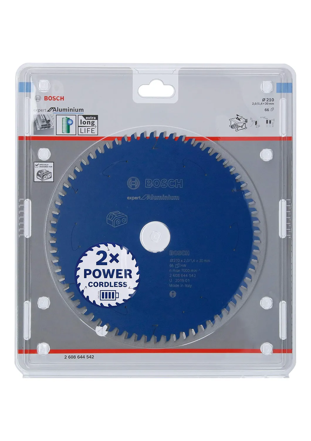 Bosch Expert lama circolare alluminio 216x30 66 denti