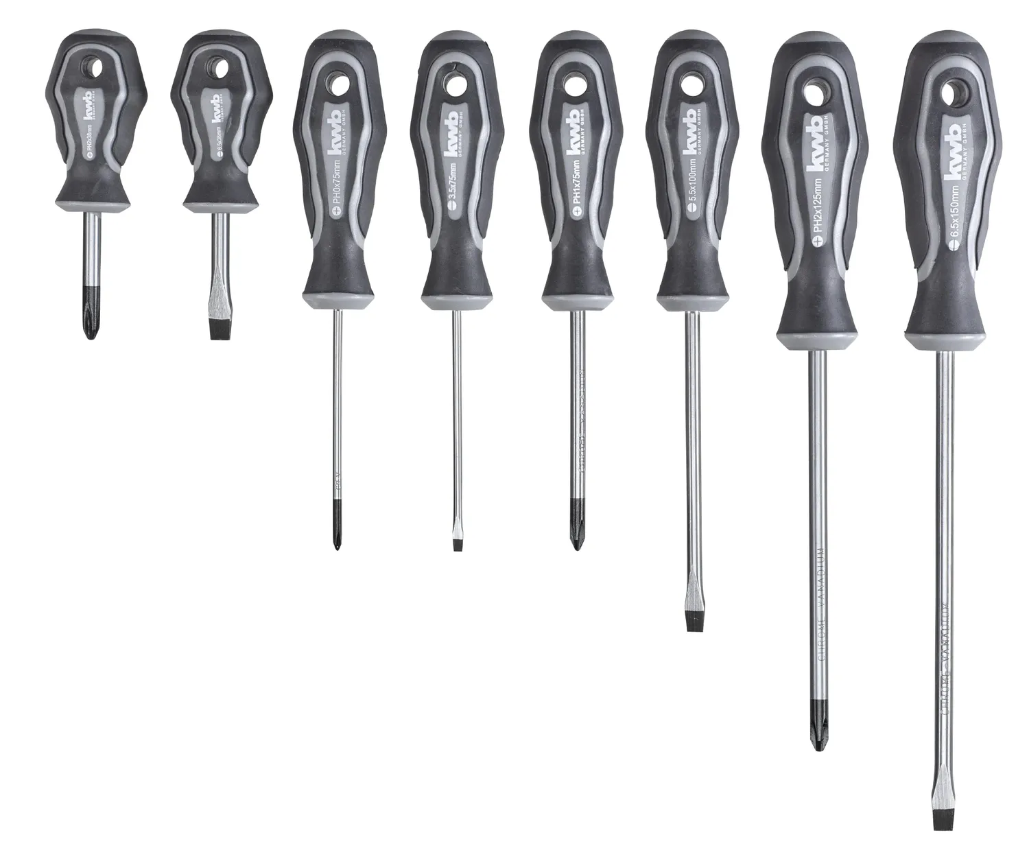 KWB 146400 Set Cacciaviti 7 Pezzi Universali con Impugnatura