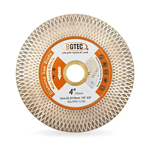 BGTEC Disco Diamantato 105 mm per Gres e Marmo