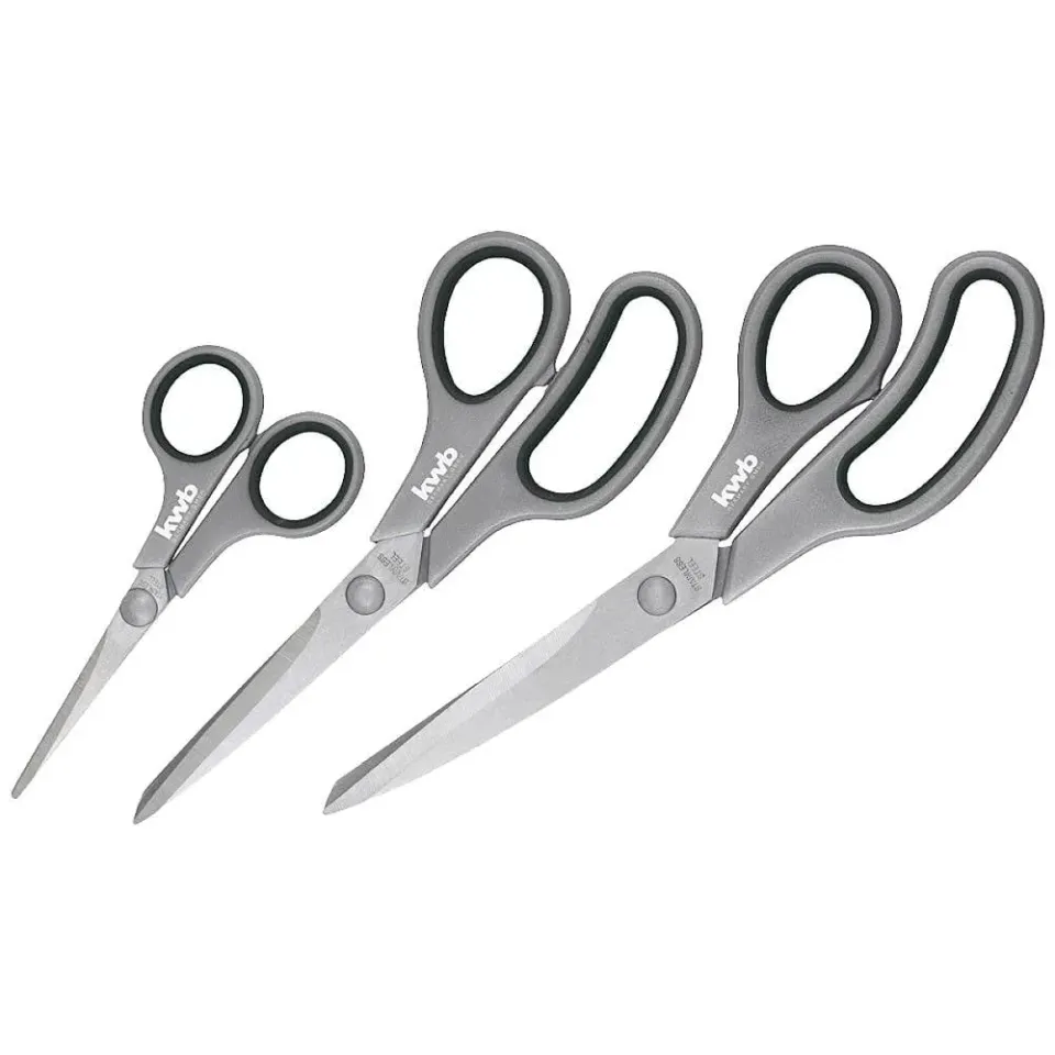kwb set forbici inox 135 210 245 mm 3 pezzi universali